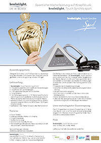 Datenblatt Touch Synchro sport