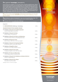 programmtafel touch synchro healing